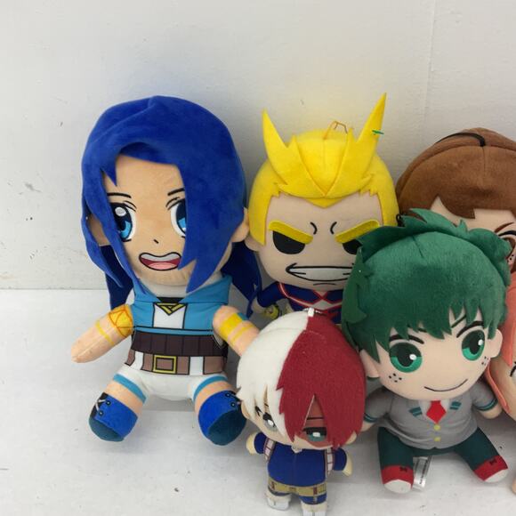Random Mixed Anime Cartoon Character Plush Dolls Natsuki My Hero Academia Etc - Picture 3 of 7